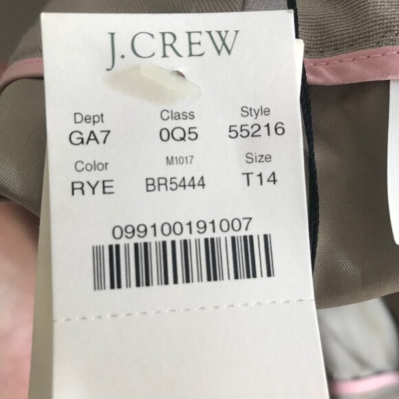 NWT J. Crew Fully Lined Wool Pants | Size 14 Tall - Picture 2 of 4